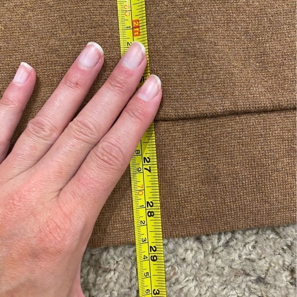 J.Crew Women’s Chelsea Open Front Cardigan Sweater Tan Size S - Picture 7 of 7